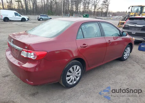 2013 Toyota Corolla Base из США, поврежденный, VIN 5YFBU4EE7DP092387